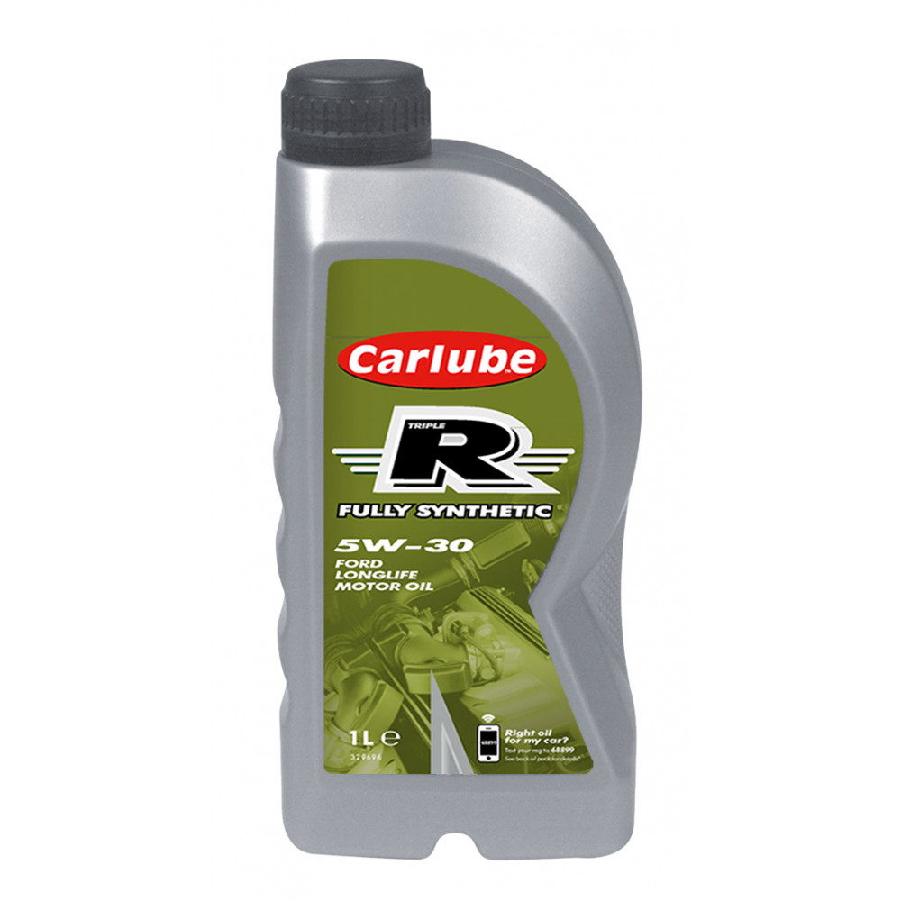 Image for Triple R Carlube 5W-30 Fully Synthetic Engine Oi Ford 1L