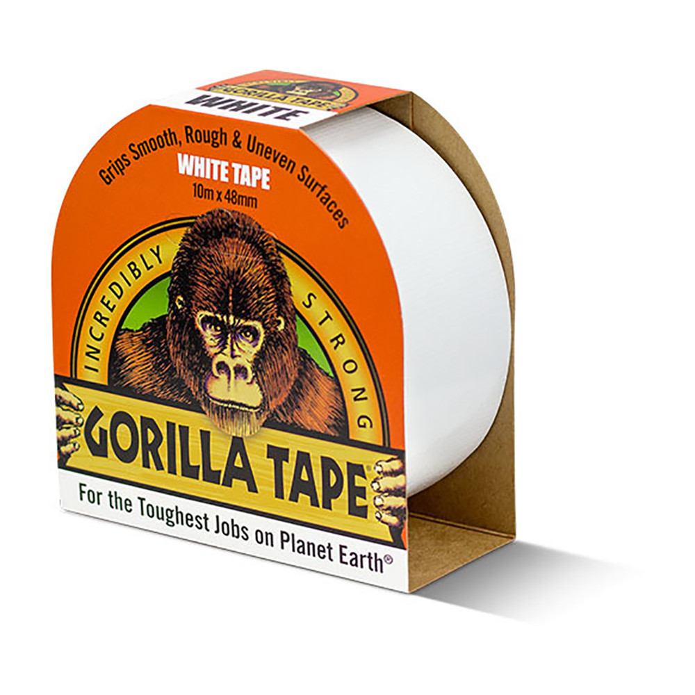 Image for Gorilla White Tape 10M X 48mm