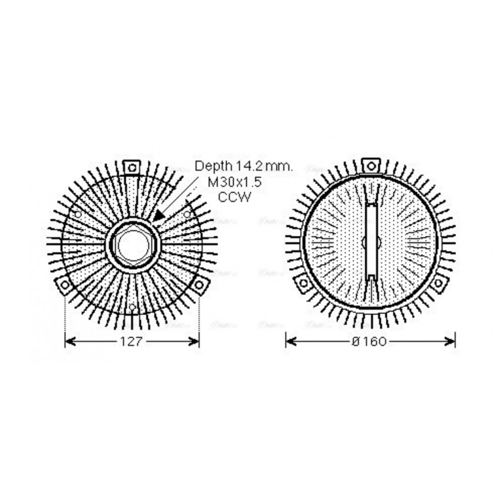 Image for AVA Cooling Fan clutch