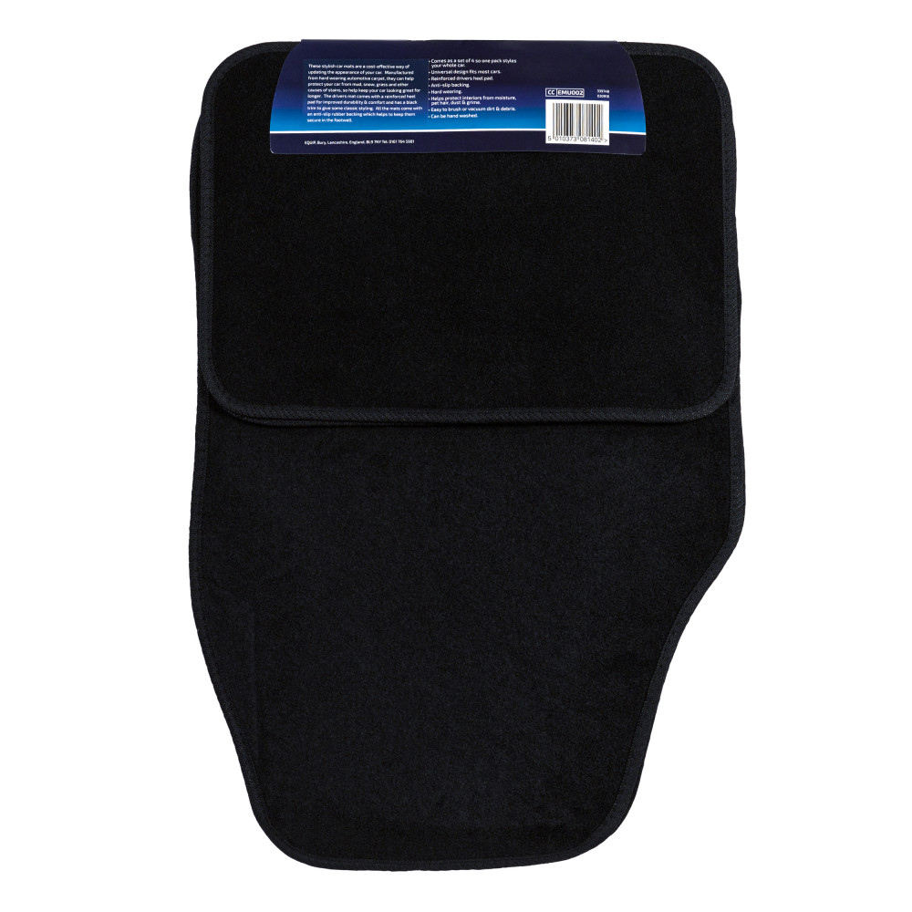 Image for Equip Universal Fit Car Mat - Carpet With Black Trim