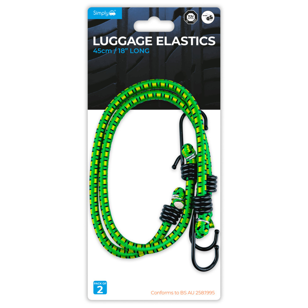 Image for Simply Pk2 45Cm Luggage Elastics
