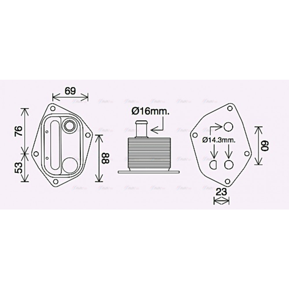 Image for AVA Cooling Oil cooler