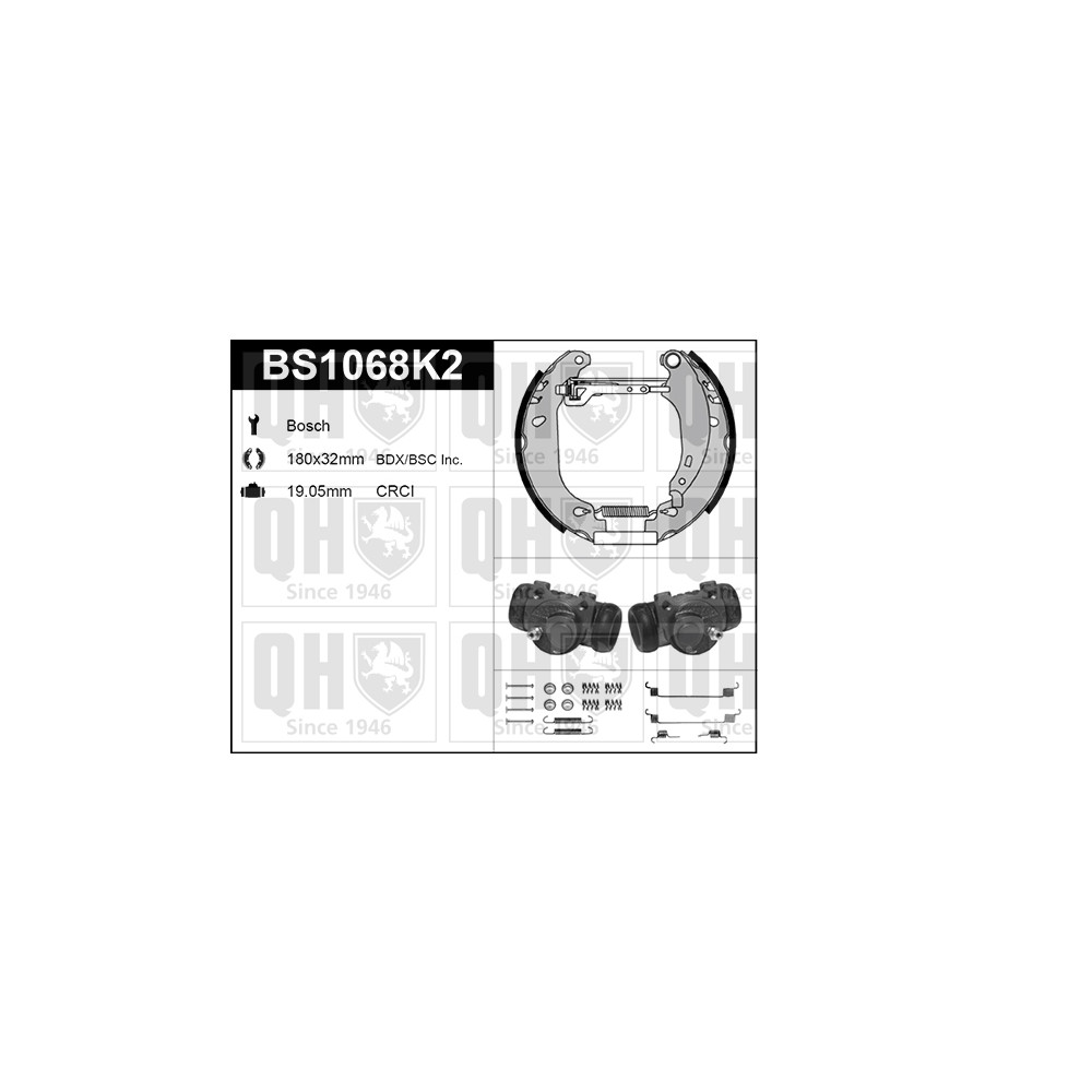 Image for QH Brake Shoe Kit